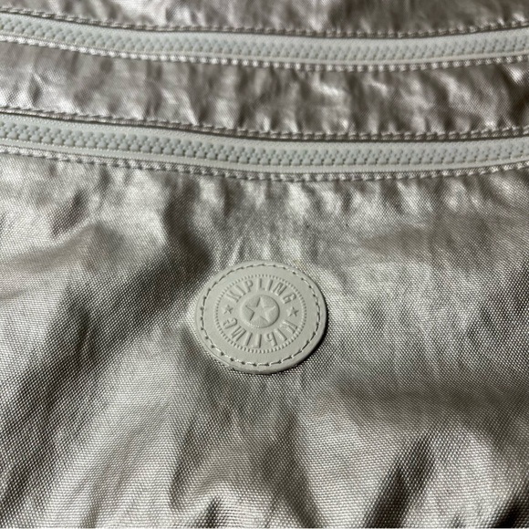 Kipling Live Light Metallic Beige Crossbody Bag - Picture 9 of 9
